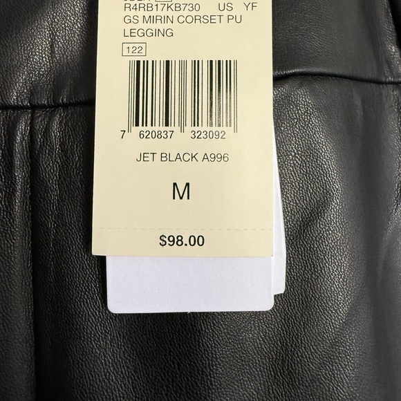 NWT Guess Faux Leather Leggings – Size Medium - Picture 3 of 5